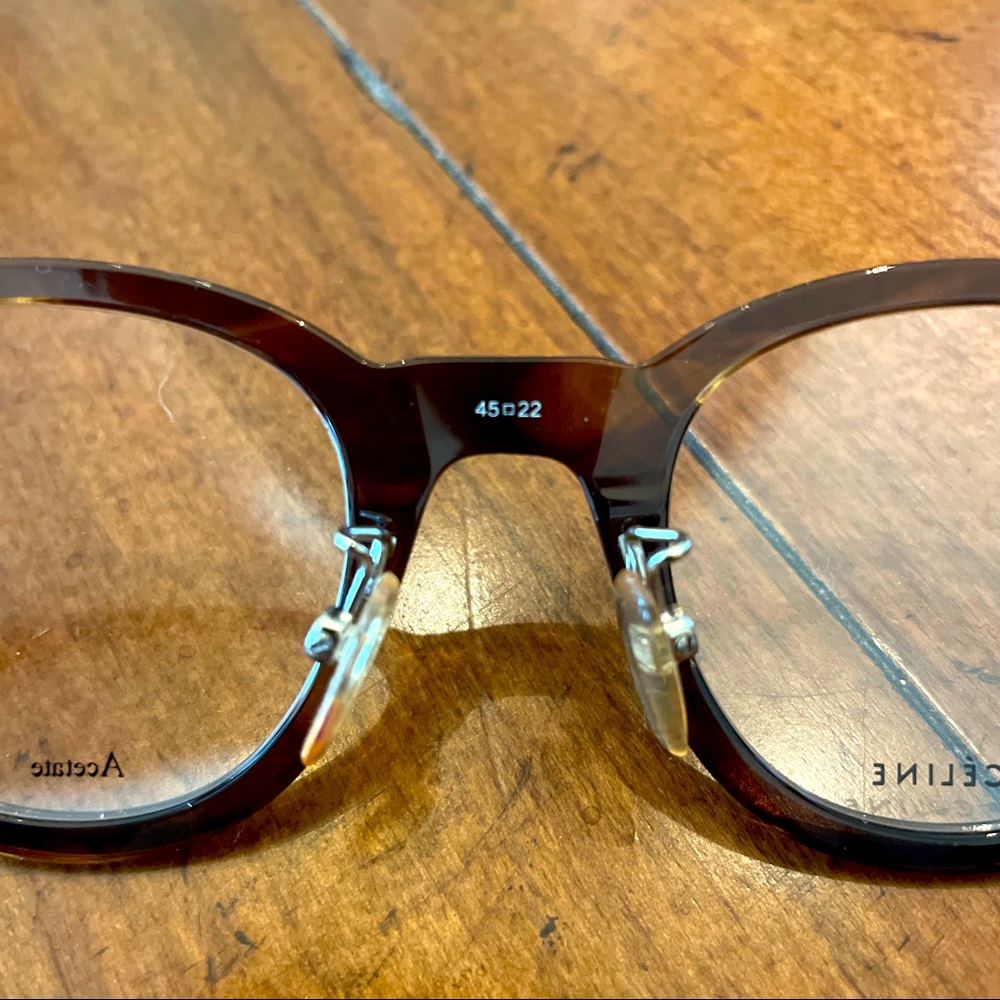 New- Celine glasses - brown/ tortoise coloring with nose piece - Picture 6 of 9